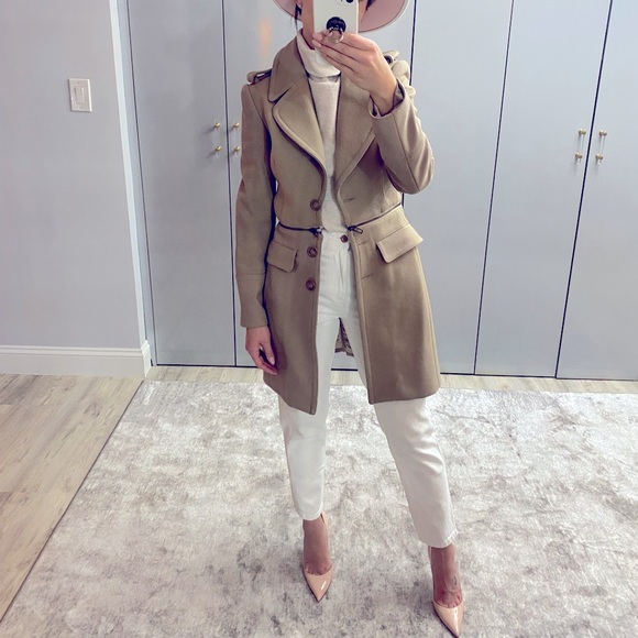 Wool blend coat/jacket with detachable bottom XS - Picture 3 of 12